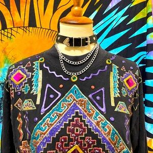 🌈 Lovely Vintage art dazzle top